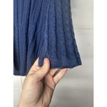 Laura Scott  Petite Large Blue Cable Knit Button Front Cardigan Sweater Photo 5