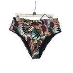 Billabong  Womens Multi Color Floral Fan Swim Bottom Separates‎ XL Photo 2