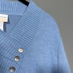 Alfred Dunner Blue Embroidered Grandmacore Sweater - Size 2X - Women's Plus Size Photo 1