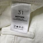MOTHER The Mid Rise Dazzler Ankle Fray Women's White Jeans Size 31 Photo 11