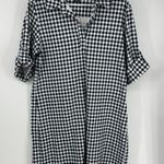 McCulleys Gingham Dress Roll Tab‎ Sleeves Shirt Camp Size Large Photo 0