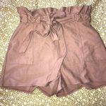 EXPRESS Tan Stretchy Shorts Photo 0