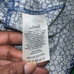 Wilfred  Navy and White Floral Babydoll Dress size Medium Photo 5