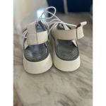 Fly London  CAIO363fly Cream White Lace Up Leather Platform Sandal Photo 6