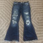 KanCan OLIVIA HIGH RISE SUPER FLARE JEANS Blue Size 32 Photo 4