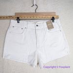Madewell NEW  Relaxed‎ Denim Shorts in Tile White, 29 Photo 5