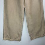 ZARA NWT  Marine Culotte Crop Pants Jeans Sz 4 Sand Beige Photo 7