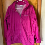 Columbia  Fuchsia Rain Jacket 1X Photo 0