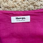 Showpo Pink Puff Sleeve Dress Photo 2