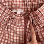 Lottie Moss Pink and White Plaid Shorts Photo 7