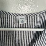 Old Navy True Wrap Dress Blue White Stripes Photo 9