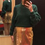 Wild Fable Metallic Gold Skirt Photo 0