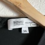 Bibhu Mohapatra Collective Black Cutout Fringe Asymmetric Midi Dress Size 14 Photo 13