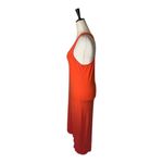 Sundry Dress Women Large Orange Sleeveless Racerback Hi Low Hem Maxi Athleisure Photo 4