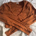 Garage Orange Cropped Long Sleeve Photo 0