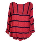 Splendid  Crew Neck Oversized Striped Sweater Size Medium Photo 3