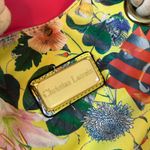 Christian LaCroix large Floral Yellow and Pink rope handle Tote Bag Photo 3