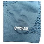 Gymshark Bra Top Womens XS Energy Seamless Strappy Laser Cut Workout Stone Blue Photo 9