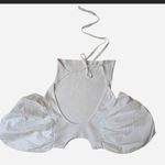 ZARA White Puff Sleeve Blouse Photo 1