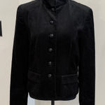 INC Black Corduroy blazer jacket like new with jeweled buttons size M Size M Photo 0