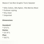 Anthropologie Maeve C’est Bon blue Wool heart Graphic sweater Paris French XS Photo 3