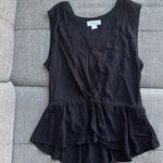 Velvet By Graham And Spencer  black sleeveless blouse Photo 0