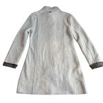 Barbour Women’s Size M Millfire Knit Sweater Jacket Gray Tartan Preppy Old Money Photo 7