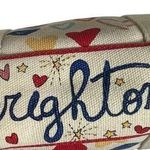 Brighton NWT Red, White, and You Mini Heart Canvas Tote crossbody bag Photo 6