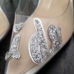 Betsey Johnson Bridal I Do Pumps Women's Size 9.5 Silver Photo 5