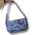 Vera Bradley NWT Makani Paisley Lilac Purple Quilted Iconic Shoulder Bag Purse Photo 3