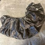 Choosy Metallic Ruffle On/Off Shoulder To SMALL Silver Photo 0