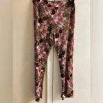 Becca  beach cover up pants floral straight leg semi sheer tie waist Medium Photo 3