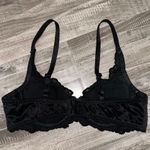 Frederick's of Hollywood Frederick’s of Hollywood Luxury Black Lace Floral Bralette Size 34B Photo 1