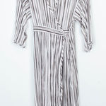 H by Halston H Halston Striped Wrap‎ Midi Dress Women's Size Small Photo 0