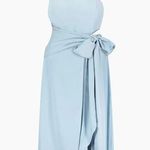 BCBG MAXAZRIAOne-Shoulder Cut-Out Bow Gown Size 8 Photo 0