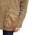 Anthropologie  Utility Jacket Fur-trimmed Parka Jacket Moss Green
Size XXS Photo 8