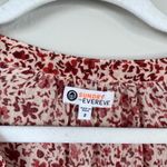 Sundry For Evereve Ditsy Floral Smocked Waist Long Sleeve Mini Dress Dahlia 2 M Photo 4