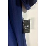 MSK Blue Plus Size Short Sleeve 3 Ring Midi Dress Size 2X NWT Photo 3