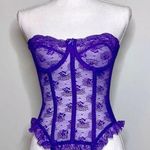 Victoria's Secret Vintage Victoria’s Secret Strapless Lace Bustier Photo 0