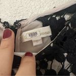 Shoshanna  Paulina black floral lace illusion embroidered sheath cocktail dress 0 Photo 4