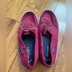 Sperry Women's  Top-Sider Maroon White 2-Eye Boat Shoes Size‎ 8.5 STS81808 Photo 2