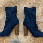 Navy Booties Blue Size 7.5 Photo 0