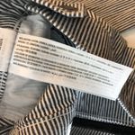 Hollister Womens Pants High Rise Ankle Crop Tapered Striped Black White XS Photo 3