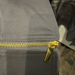 IMAN Slate Gray Knit Blazer Jacket XL | Gold Zip Pockets Work to Weekend Layer Size L Photo 6