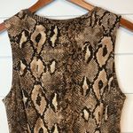 Sunday in Brooklyn  Snakeskin Sleeveless Dress Photo 8