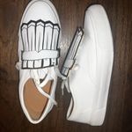ZARA  White Sneakers Removable Tongue Detail Size 40 US 9 Women Photo 1