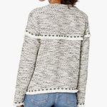 Jack by BB Dakota white black long story short marled french terry Blazer XS Photo 1