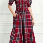 NWT Hill House Home Louisa Nap Dress Red Tartan Plaid S Photo 0