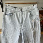 Wild Fable Light Wash Distressed Highest Rise Mom Straight Leg Jeans Size 10 Photo 7