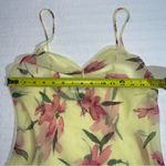 Vintage Carole Hochman Womens Y2K Coquette Babydoll Mesh Slip Dress Size S Yellow Photo 7